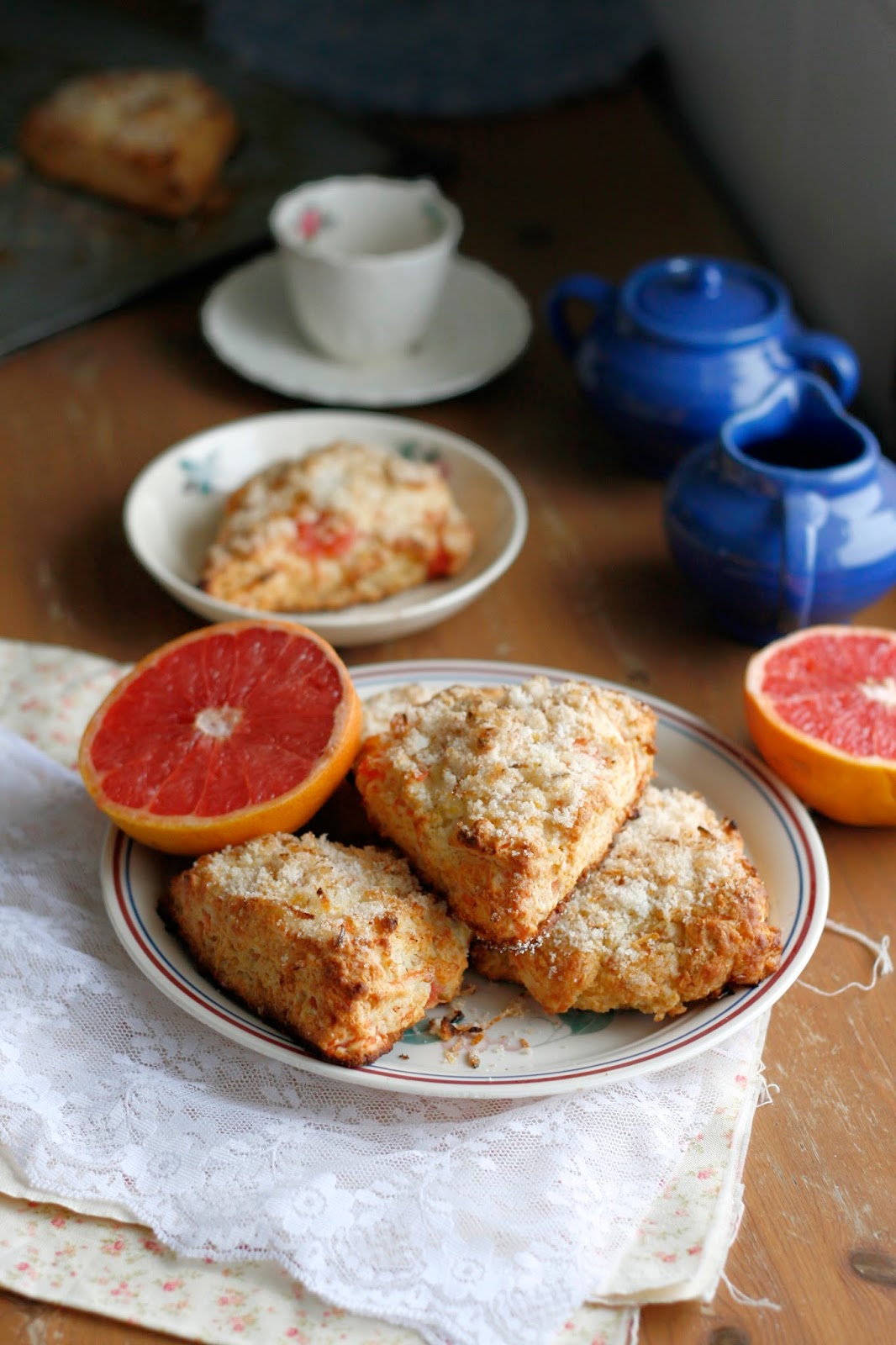 Indigo Scones Grapefruit Honey Yogurt Scones