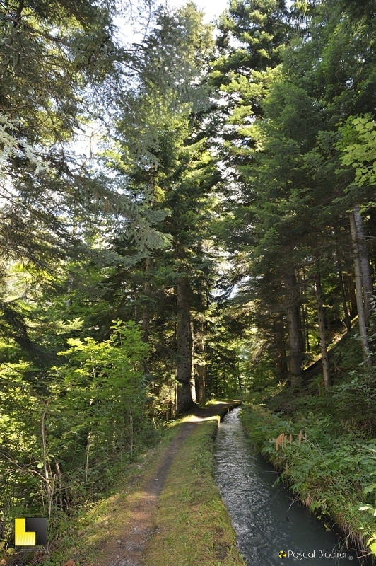 le sentier du canal de Beaumont valbonnais photo pascal blachier