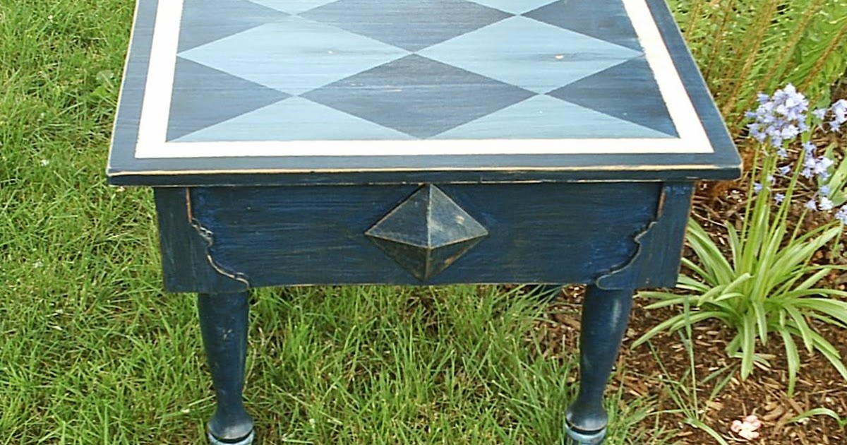 Brett Bigham Design Feeling Blue? A Little Table From Recycled Wood.