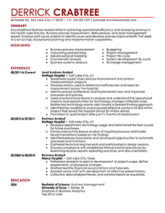 simple job resumes