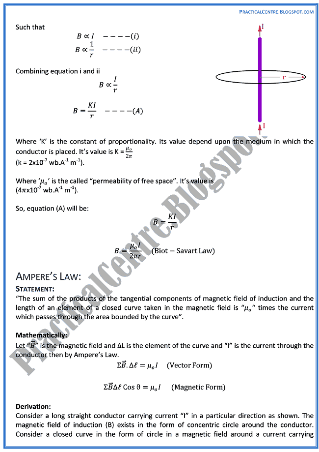 magnetism-and-electromagnetism-theory-notes-physics-12th