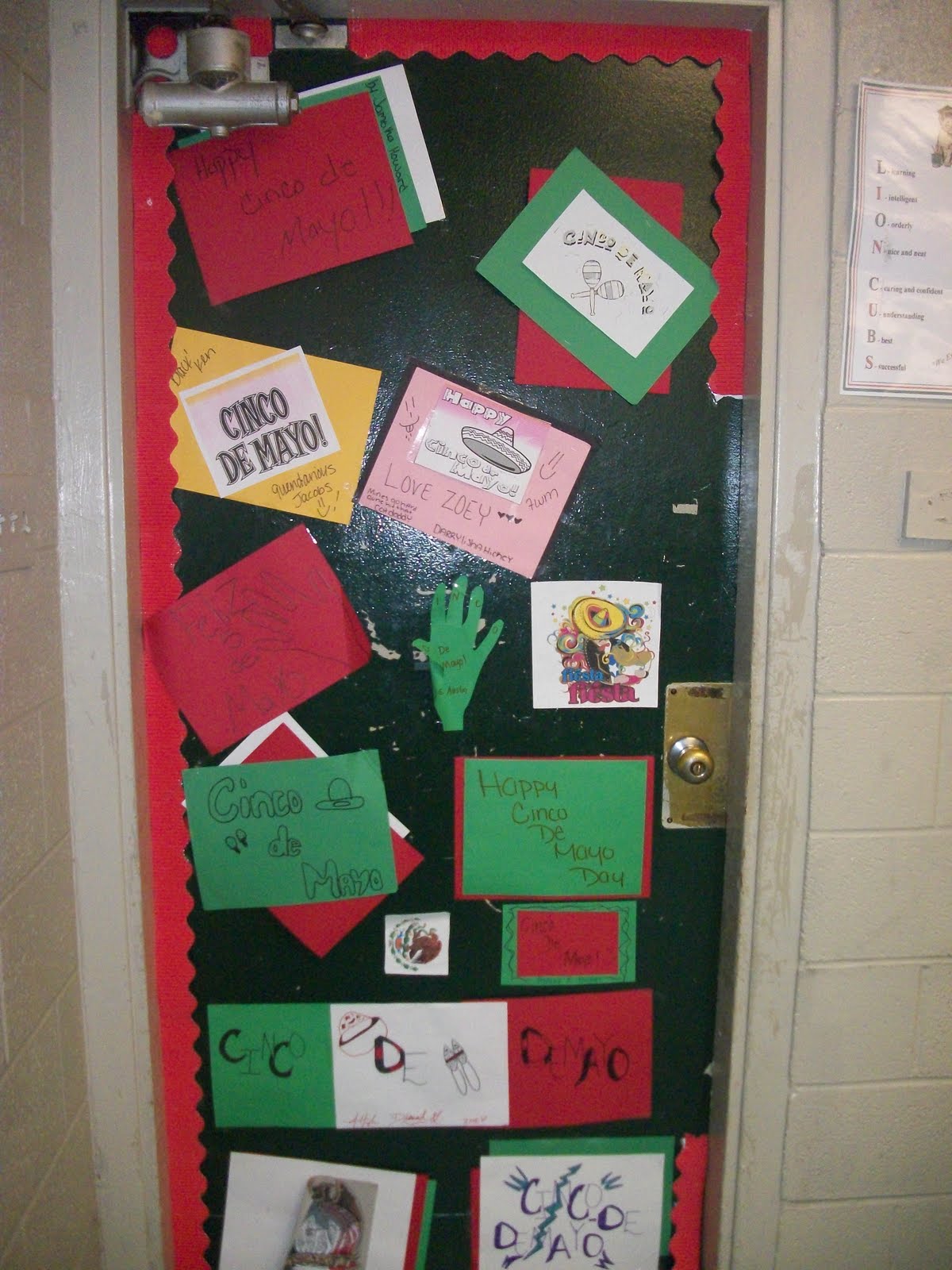 Ms Cunningham S Class Blog Cinco De Mayo Door Decorations