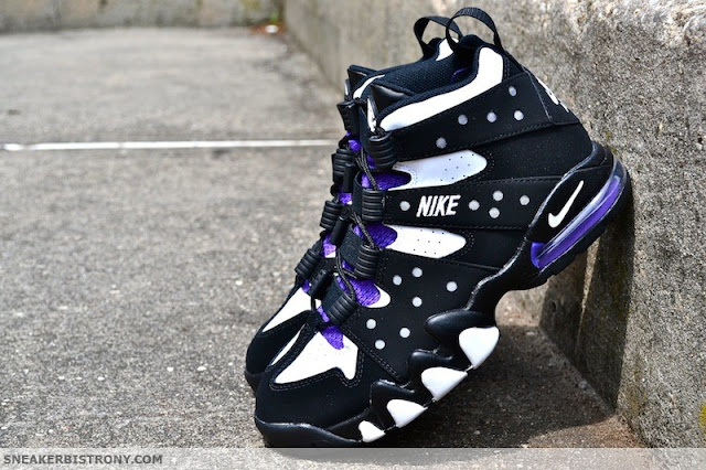 nike air max2 cb 94 black white pure purple
