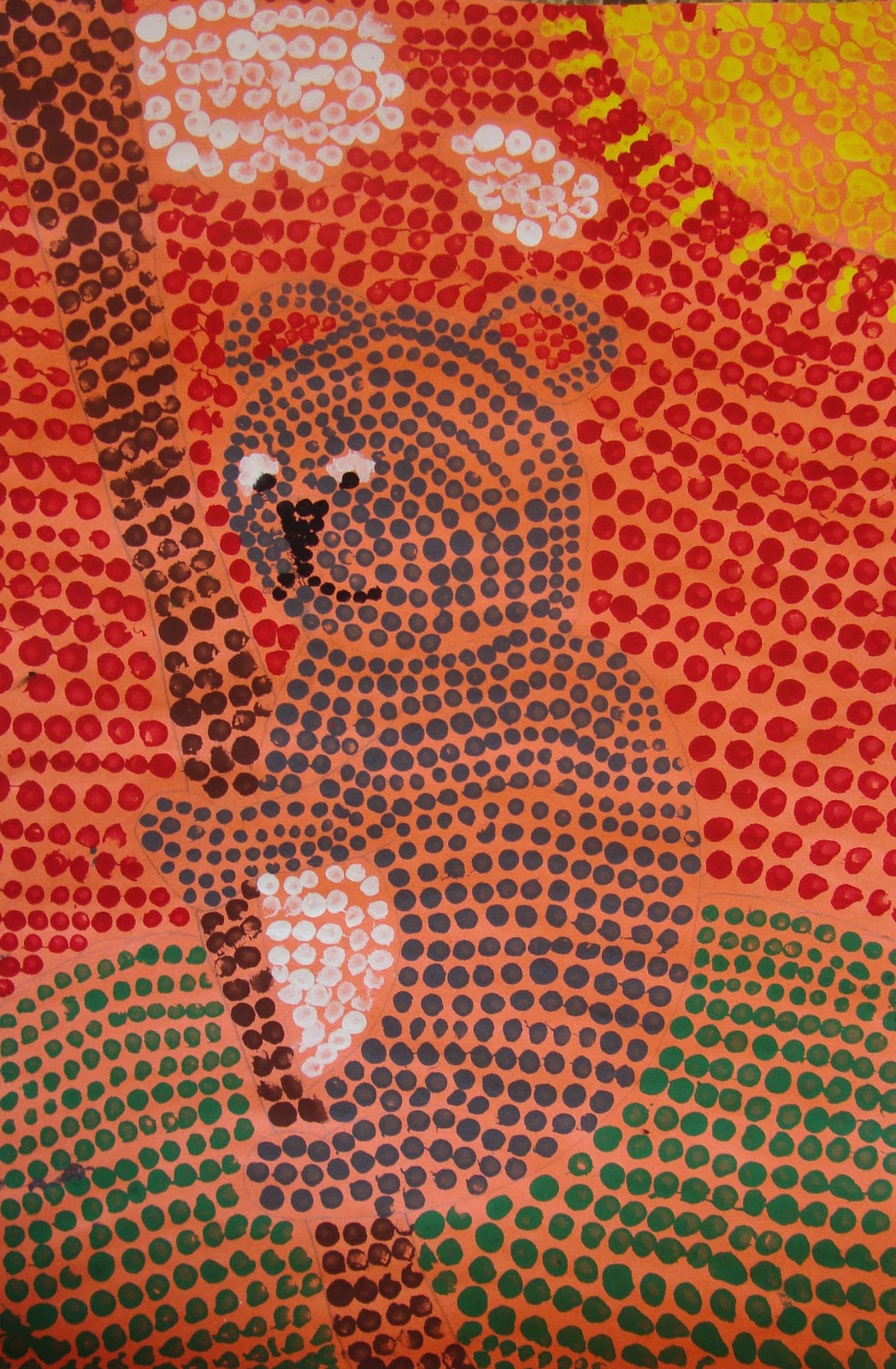 Art. Paper. Scissors. Glue!: Aboriginal Dot Paintings