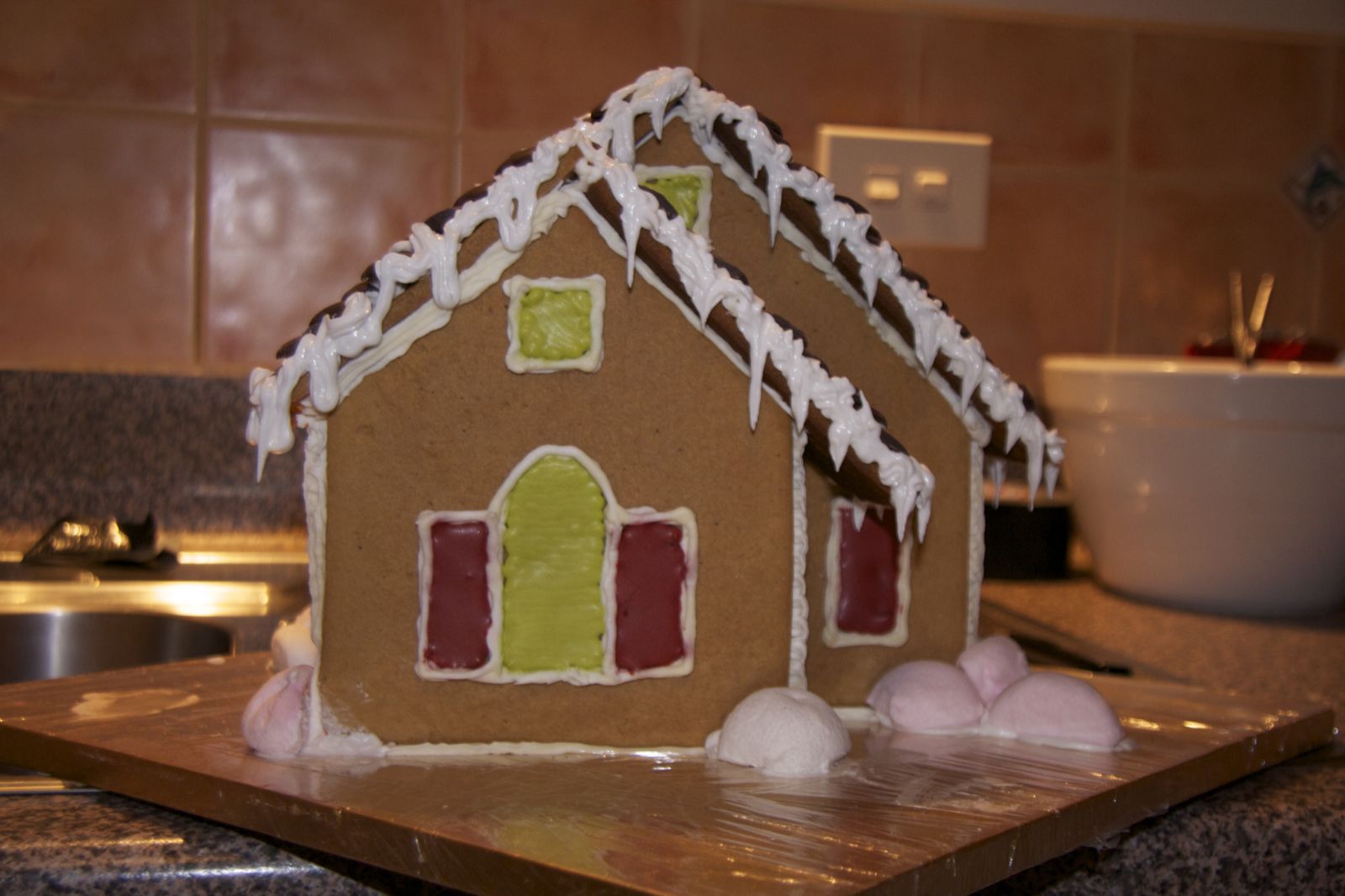 Gingerbread House Building