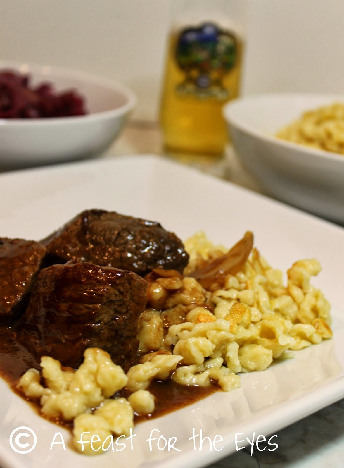 A Feast for the Eyes Sauerbraten (German Beef Pot Roast with