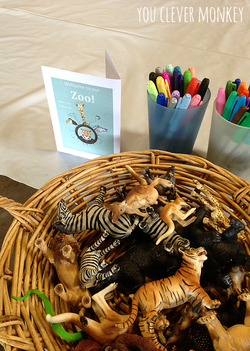 DESIGN YOUR OWN ZOO PLAYMAT you clever monkey