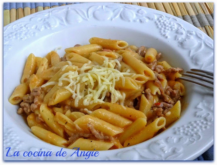 Macarrones Boloñesa Exprés
