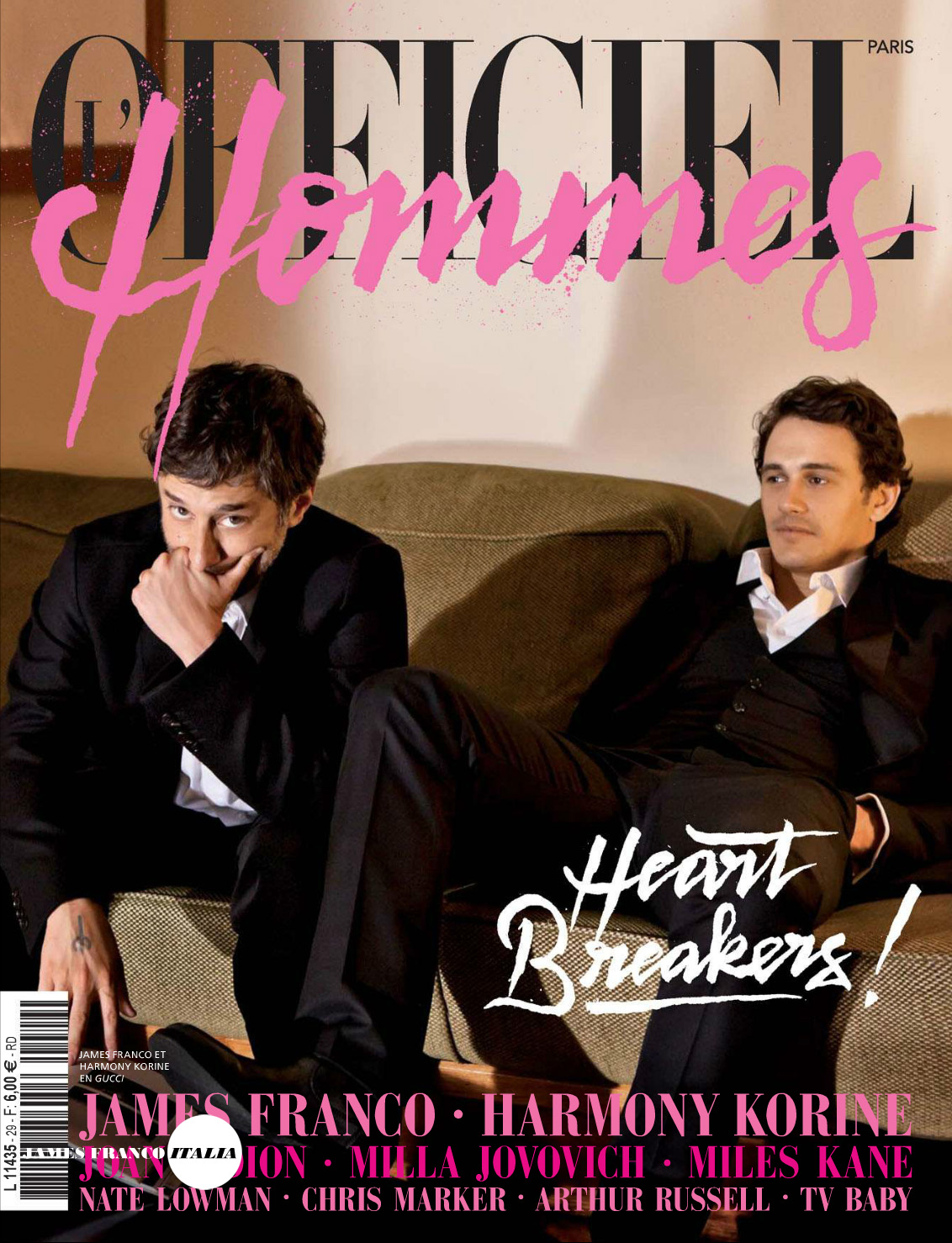 James Franco Italia Heart Breakers! Harmony Korine & James Franco su L