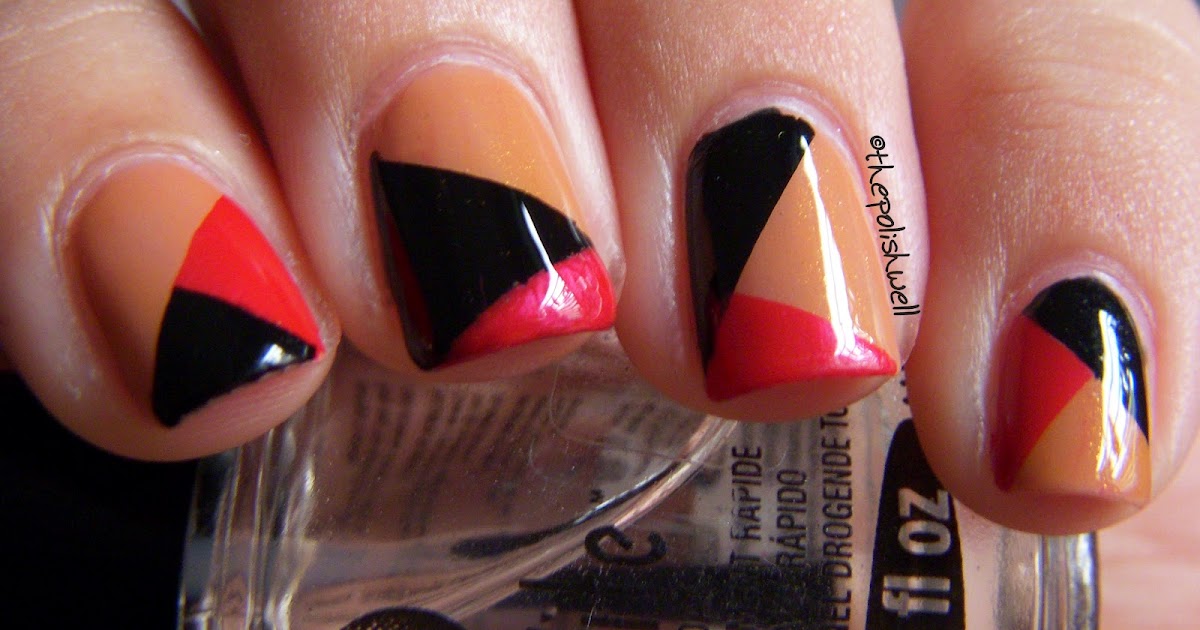 The Polish Well Nail Ideas Color Blocking!
