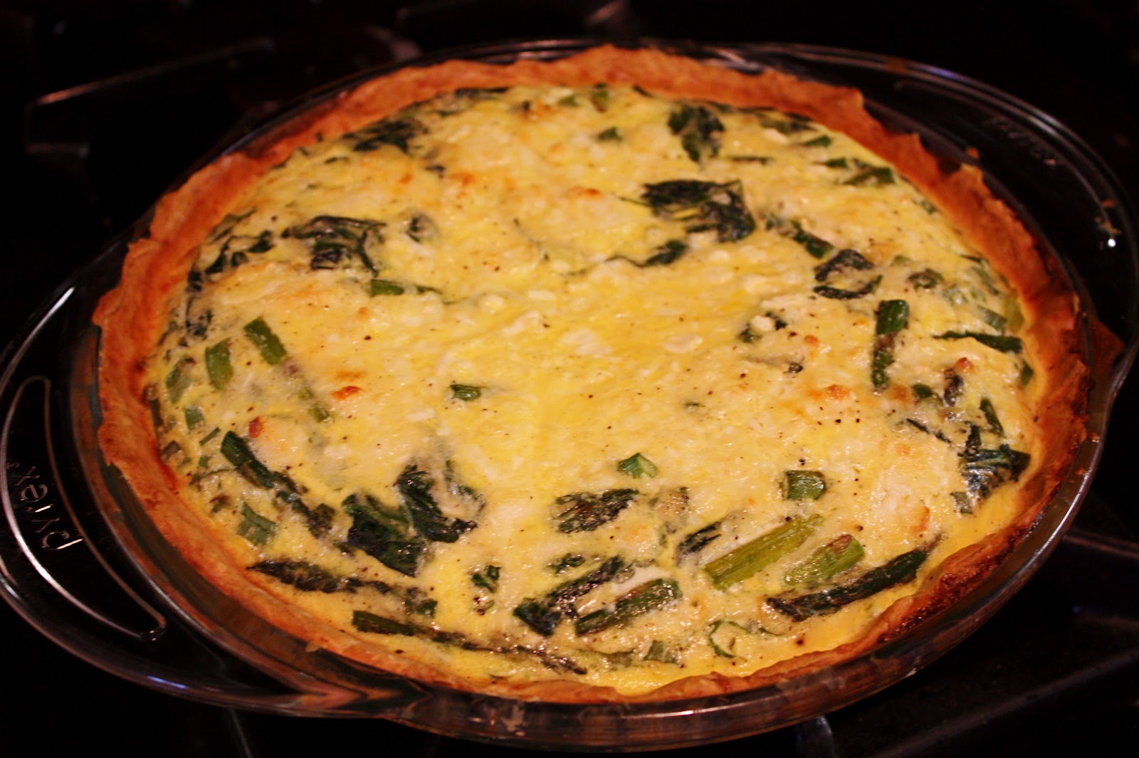 Gourmet Getaway Asparagus, Spinach and Feta Quiche
