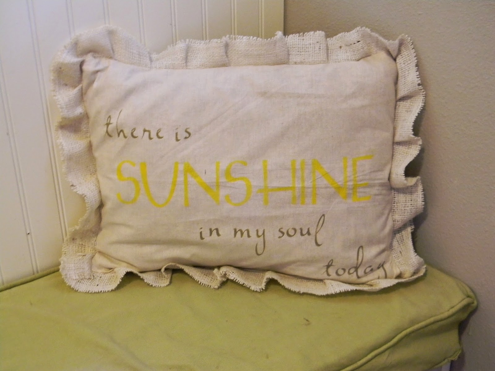 Sunshine Pillow Live Creatively Inspired