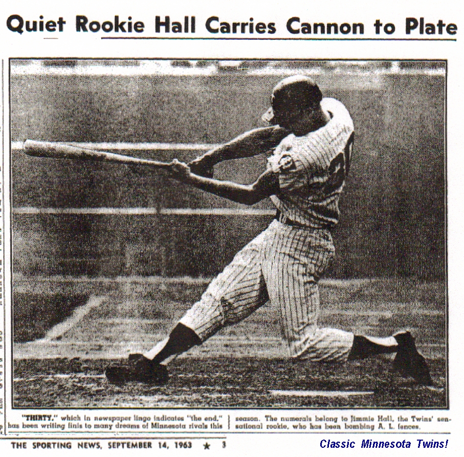 Classic Minnesota Twins! Sweet Swingers Jimmie Hall