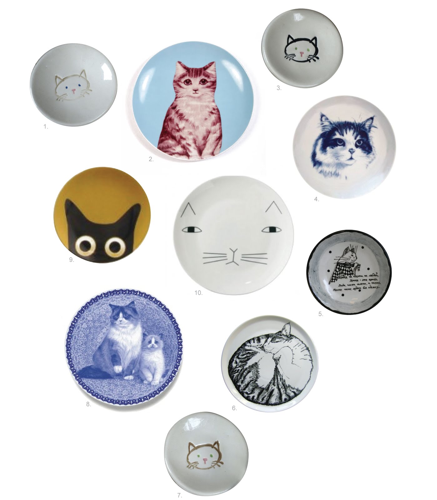 CITTA DESIGN BLOG The Wonderful World of Cat Plates