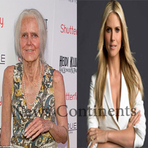 Heidi Klum has become an old woman of 100 years news continents
