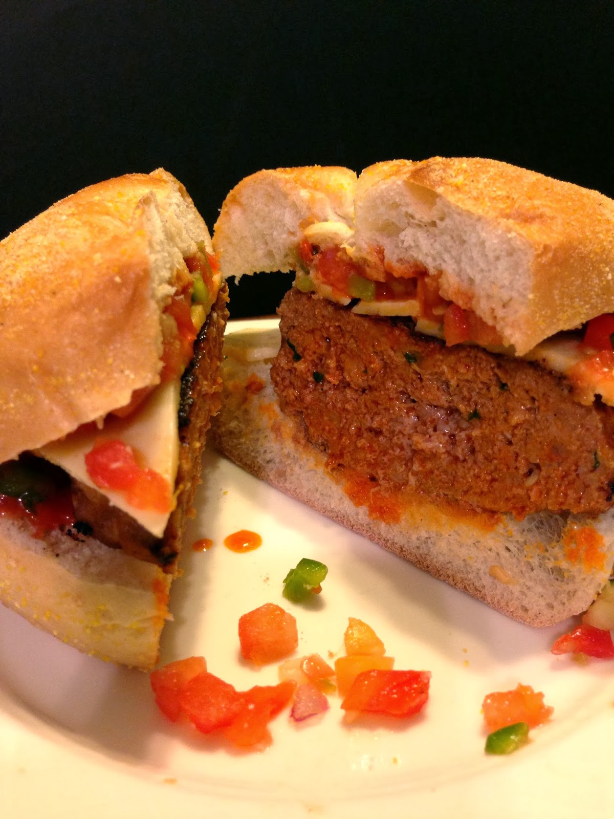 Chorizo and Green Chile Burger