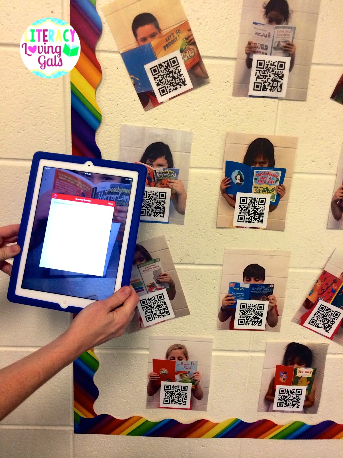 Literacy Loving Gals Spark Interest with a QR Code Bulletin Board for