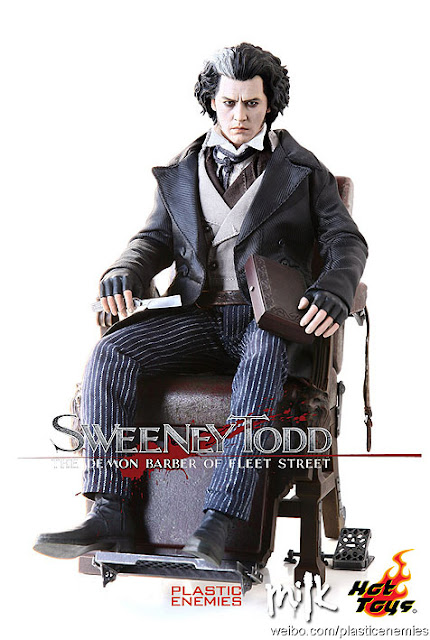 Hot Toys mms149 Sweeney Todd 1/6 Figures backdrops