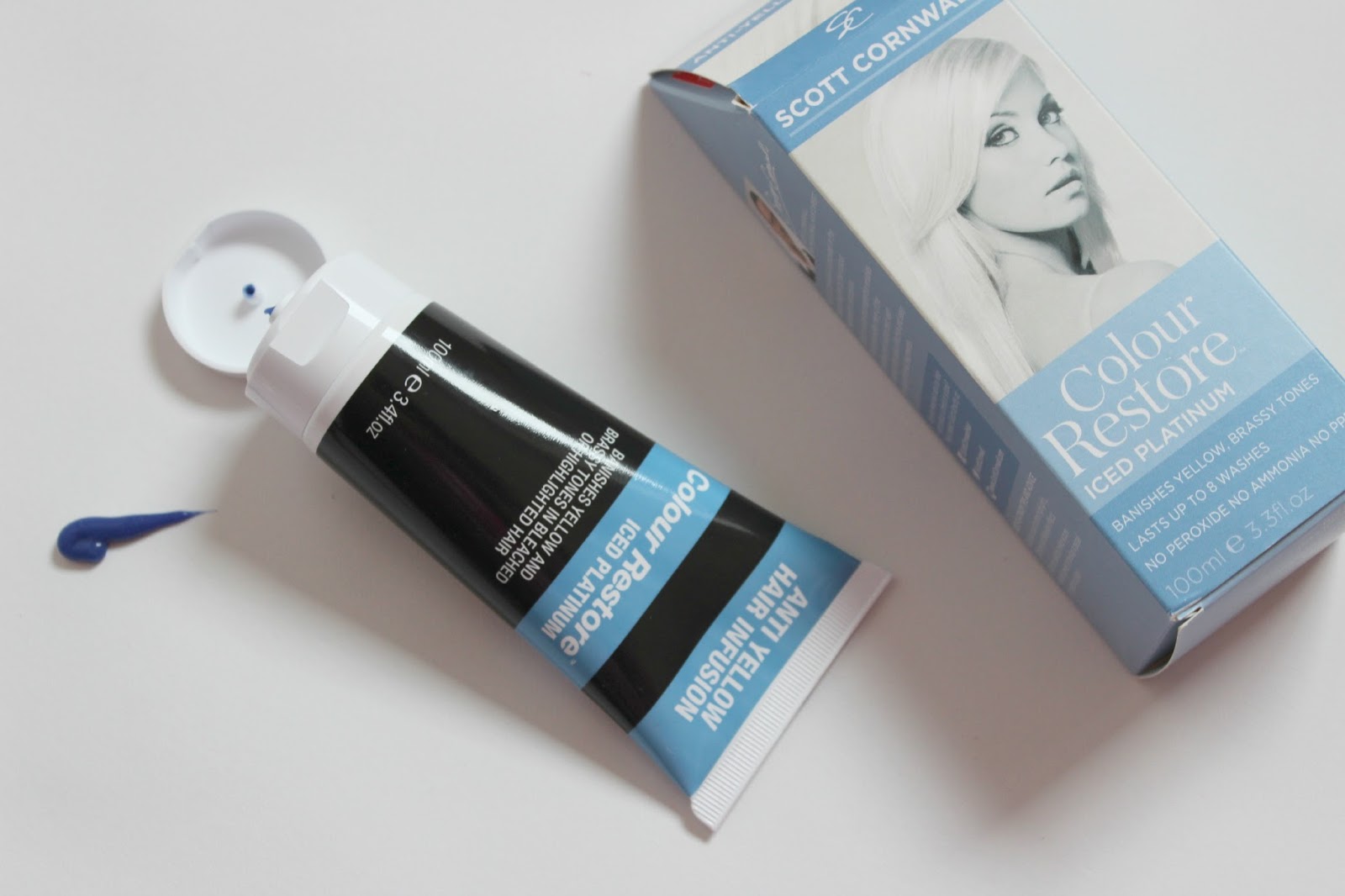 Scott Cornwall Colour Restore Iced Platinum Shine On Hair Glaze