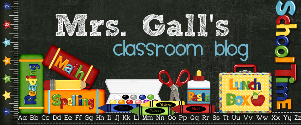 Mrs. Gall's Classroom Blog