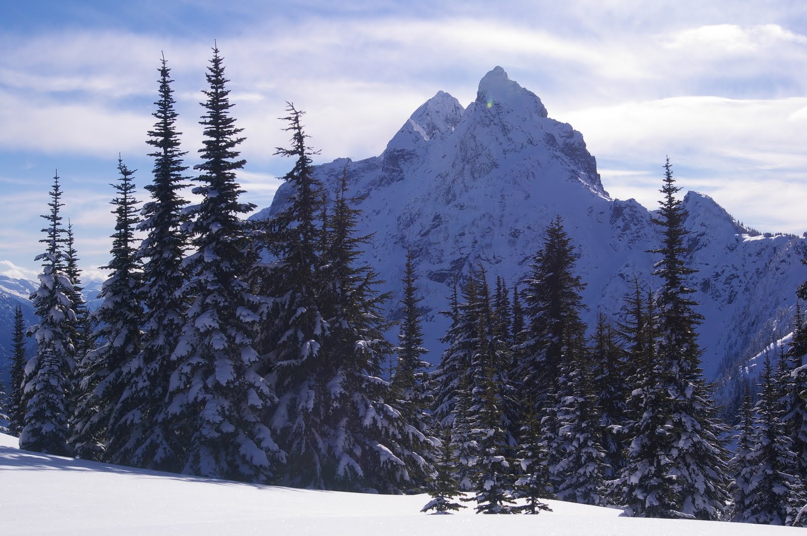Woollen Knickers Chilliwack Valley Mountains in Winter