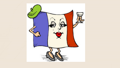 French flag wine, It's not all Gravy image, Emma Calin