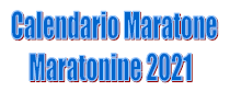 Calendario 2021 - Maratone e Maratonine