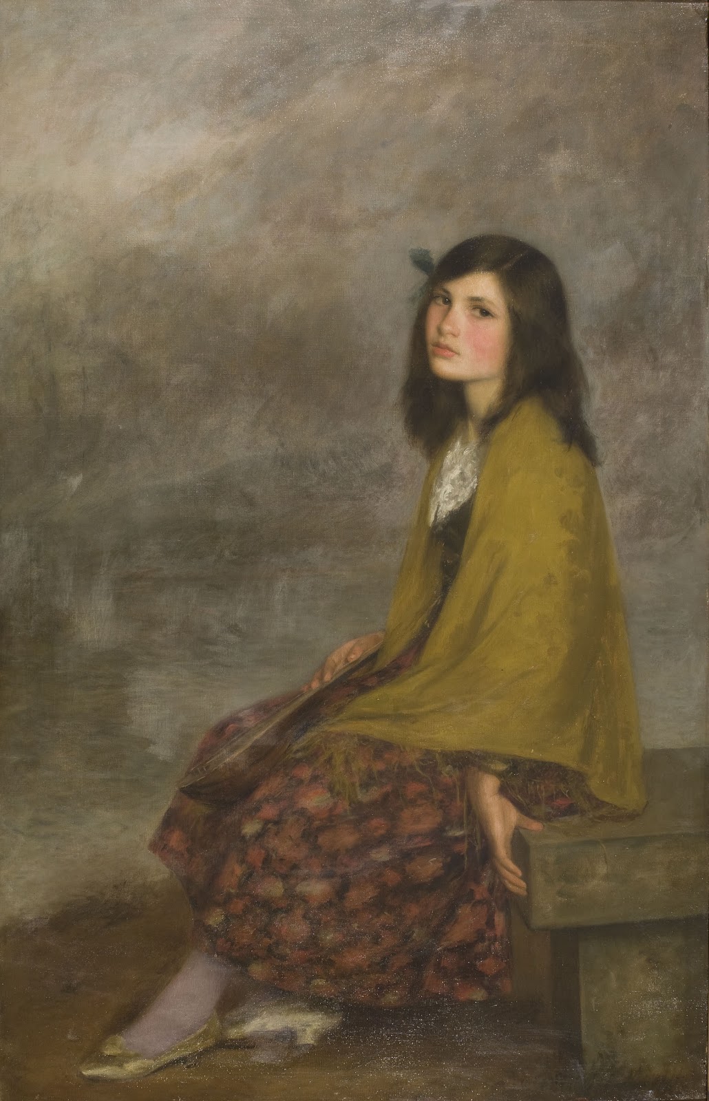 Joan Brull Portrait of a Girl