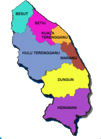 Terengganu map hulu Journeying through