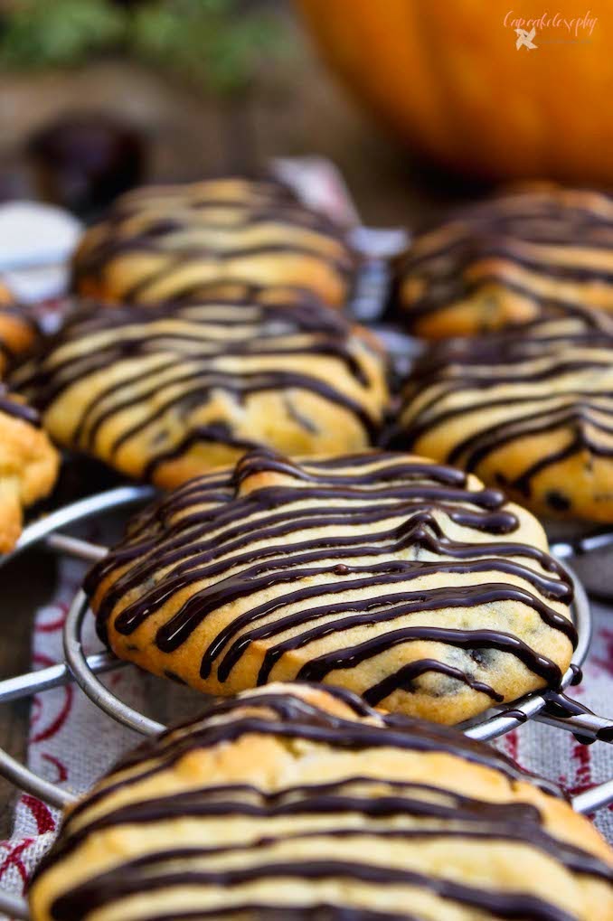 Receta de Cookies de calabaza con chocolate