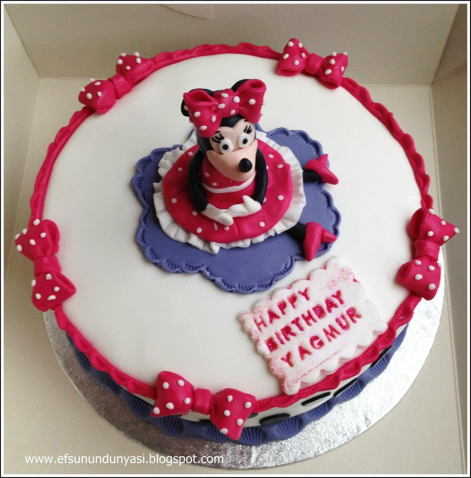 EFSUNUN DUNYASI Minnie Mouse Pastasi