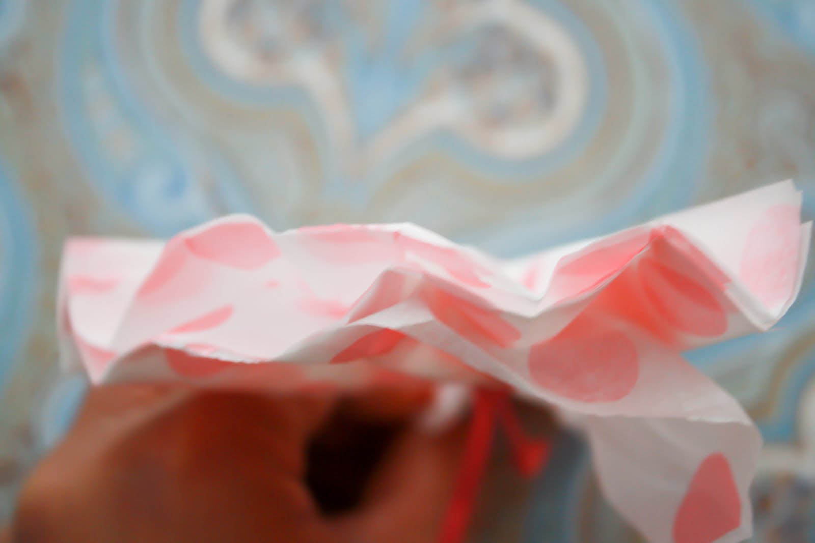 Tissue paper flower hair clips