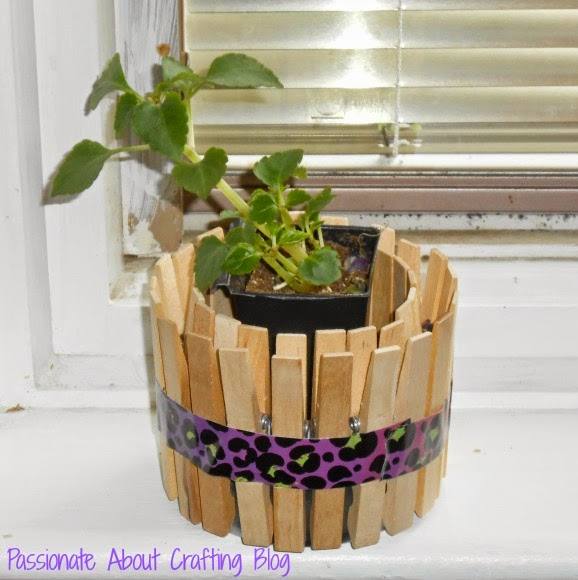 Passionate About Crafting Kids Crafts Clothespin Flower Planter