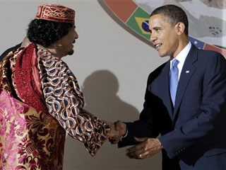gadhafi obama