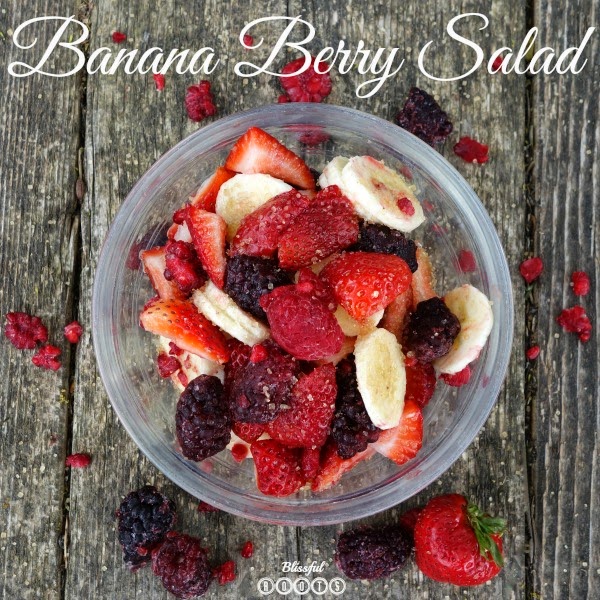 BLISSFUL ROOTS Banana Berry Salad