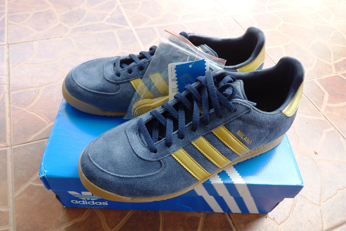 adidas milano blue gold
