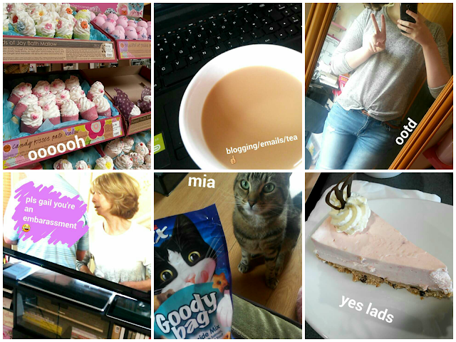 thrift o'clock snapchat story roundup beauty fashion lifestyle blog ootd cat coronation street food tea