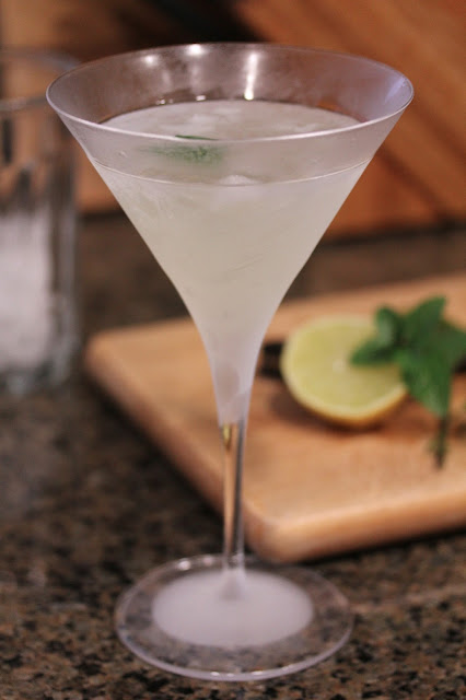 Elderflower martini