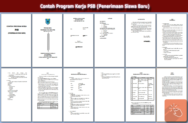 Contoh Program Kerja PSB / PPDB (Penerimaan Siswa Baru atau Penerimaan Peserta Didik Baru)
