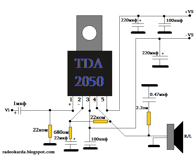 RaDeObLoG: TDA 2050 AMPLIFIER