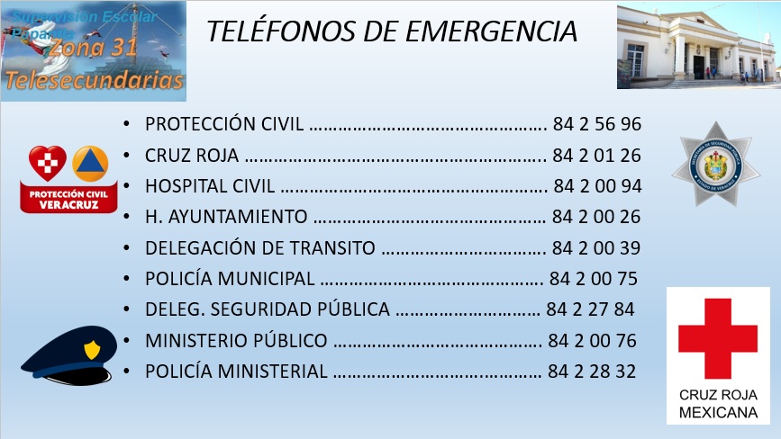 TELÉFONOS DE EMERGENCIA