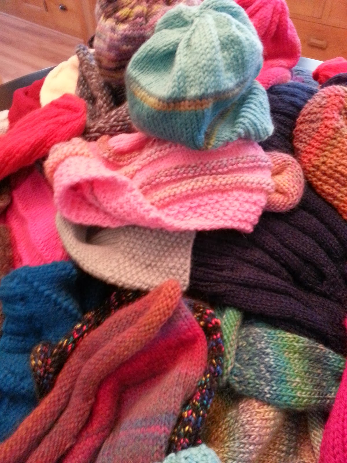 Hats for the Homeless knitting, giving, loving October 2013