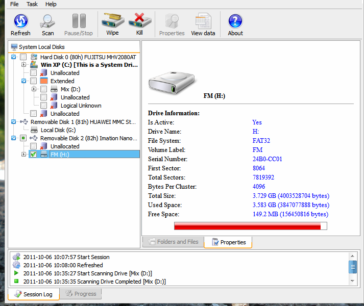 killdisk drive eraser hard
