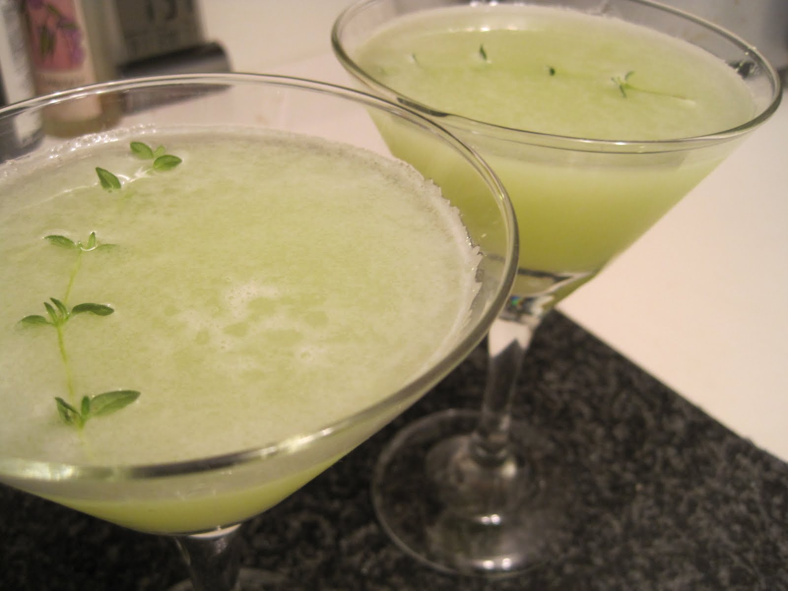 Corcoran Street Kitchen CucumberThyme Hendricks Martini