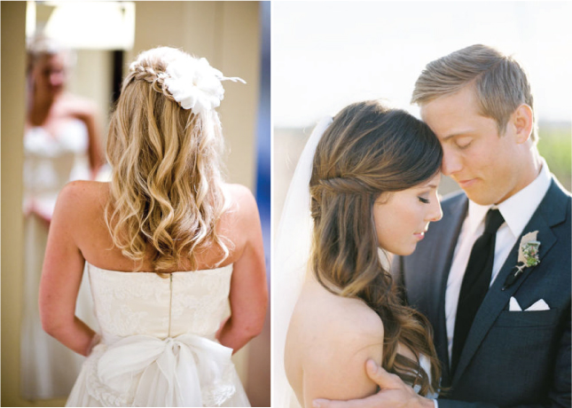 LOOSE CURL UPDO: No matter what type of wedding you are having,