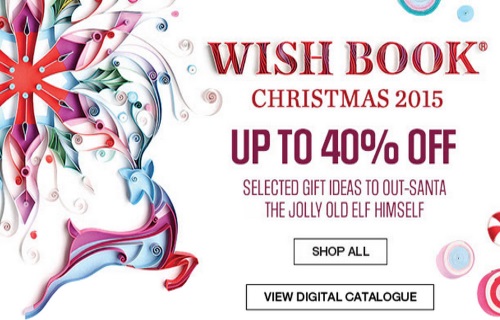 Sears Wish Book Christmas Up To 40% Off + $15 Off Promo Code