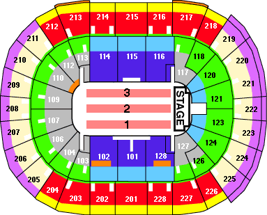 Hp Pavilion Virtual Seating Chart