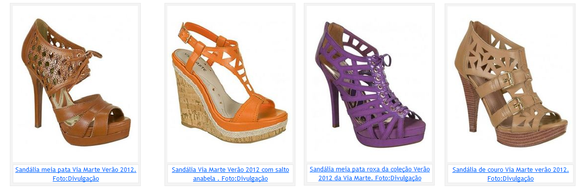 sandálias da via marte