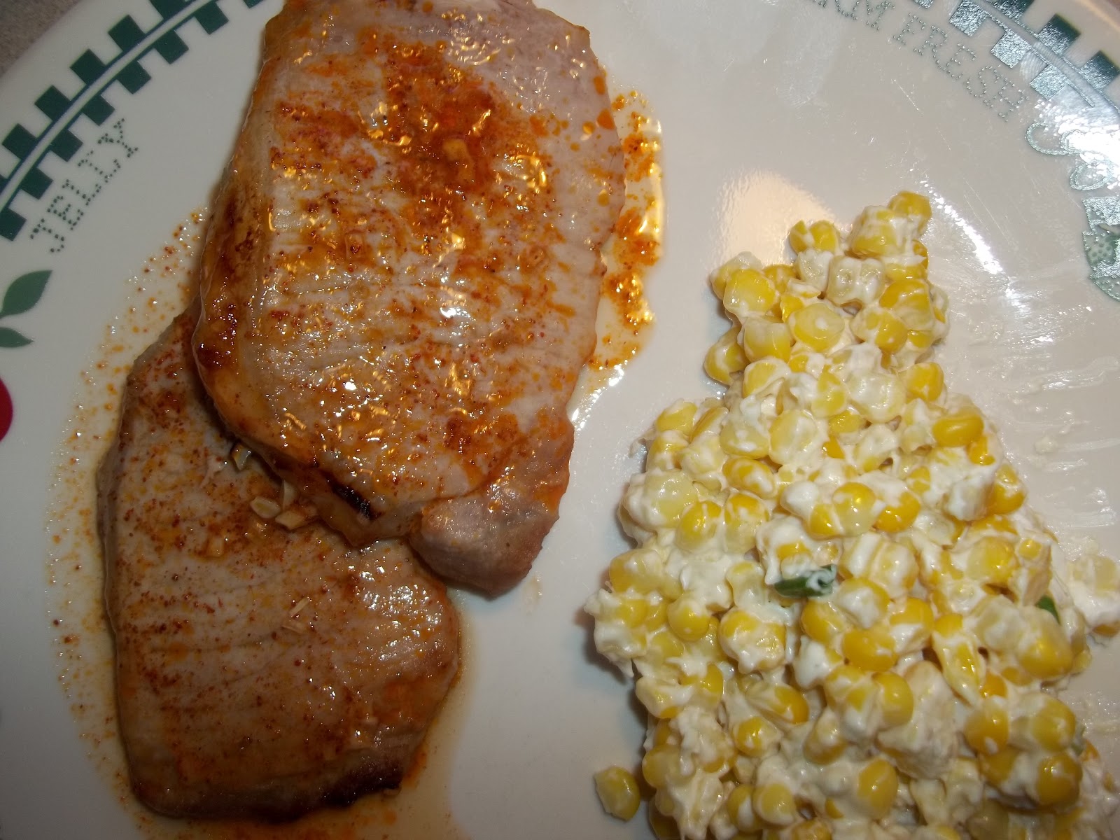 Adventures in Life with Great Food Broiled Pork Loin Chops with Three Pepper Jelly Sauce