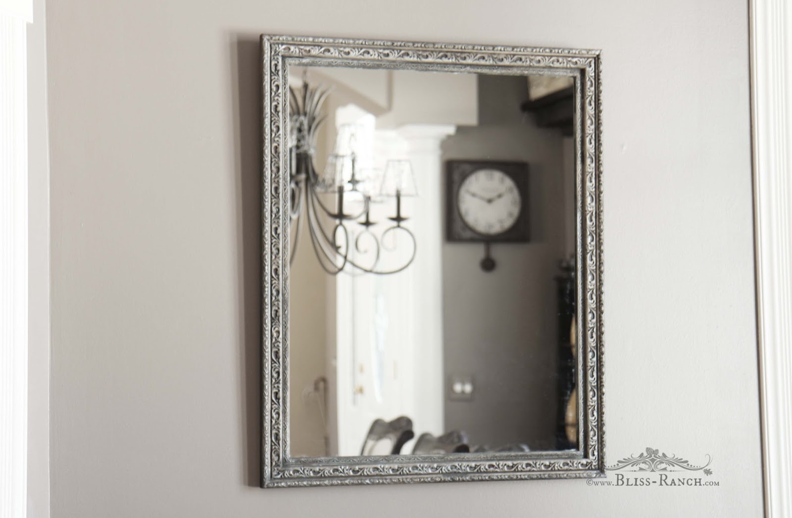 Bliss Ranch Silver Mirror with Fusion Gilding Paste